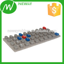 OEM Non-standard Divers Couleurs Clavier en caoutchouc silicone